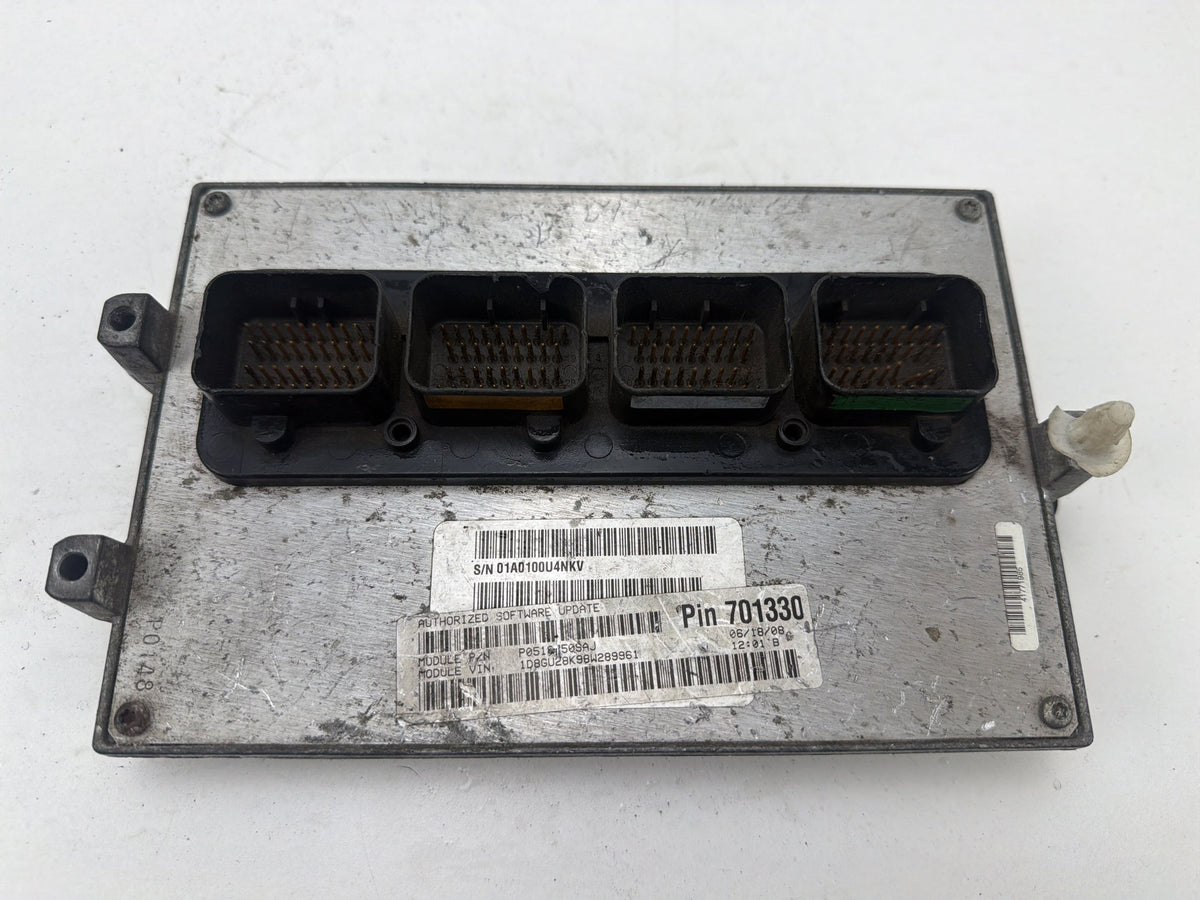 2008 Dodge Nitro Powertrain Control Module ECU Engine Computer 05150599AJ OEM