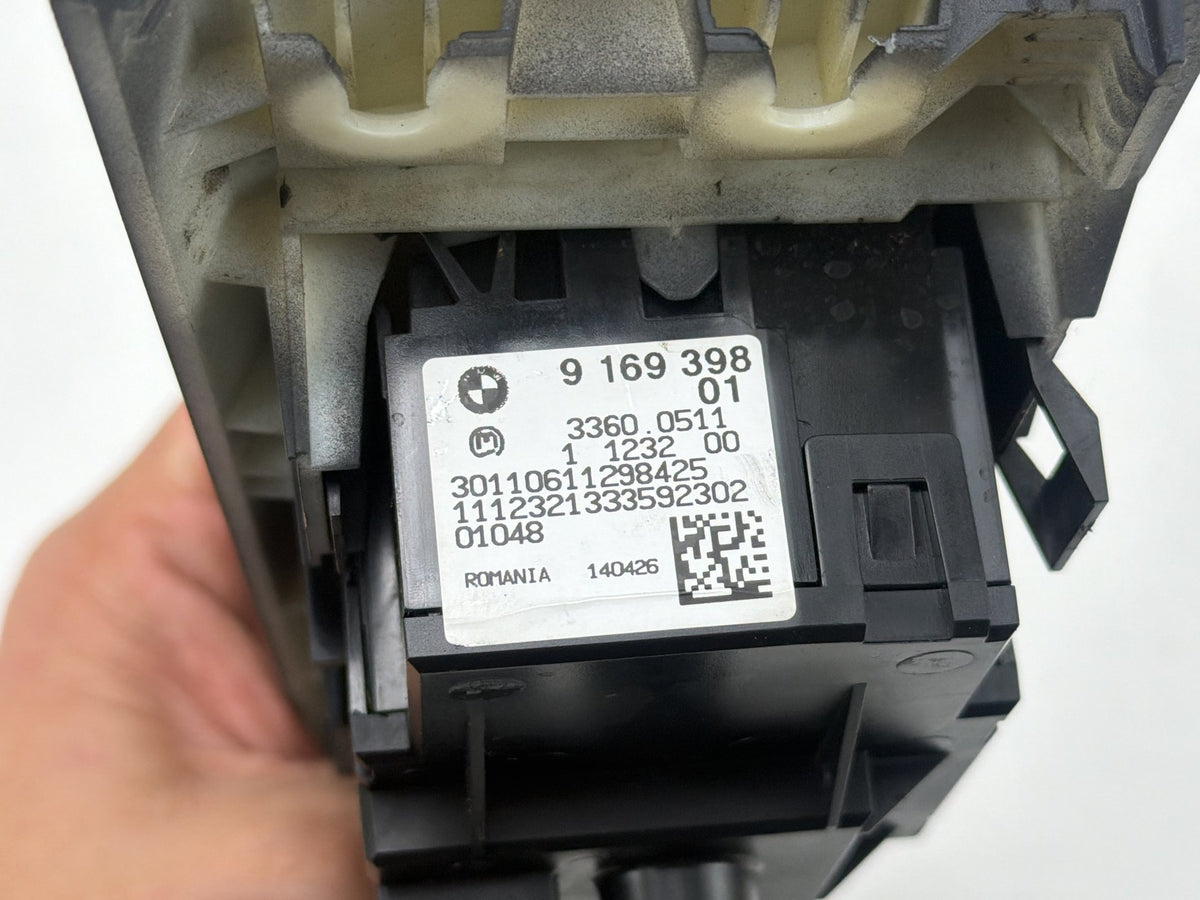 2009-2013 BMW 335i xDrive Headlamp Control Switch Panel 9169398 OEM