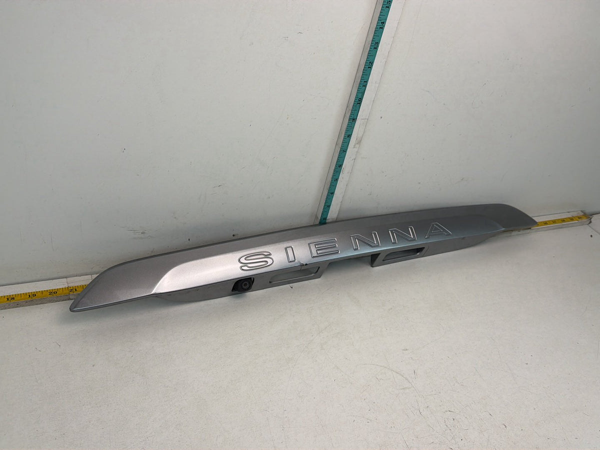 2011-2020 Toyota Sienna Rear Trunk Lid Garnish Panel Trim W/Backup Camera OEM