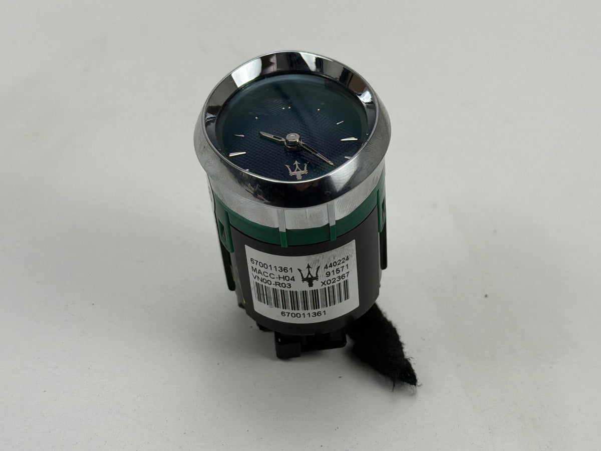 2014-2016 Maserati Quattroporte M156 Center Dashboard Analog Clock 670011361 OEM