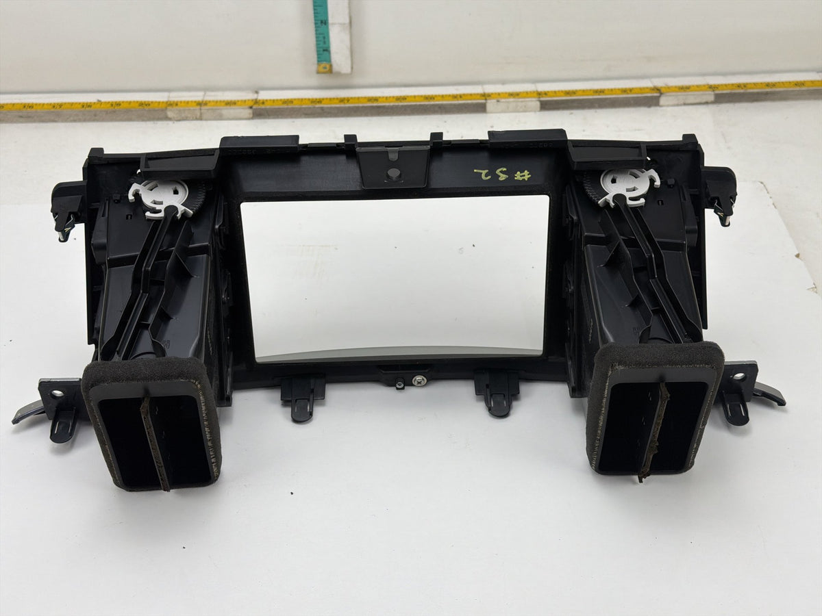 2011-2013 Infiniti QX56 Center Dash Display Bezel Trim & Air Vent Grille OEM