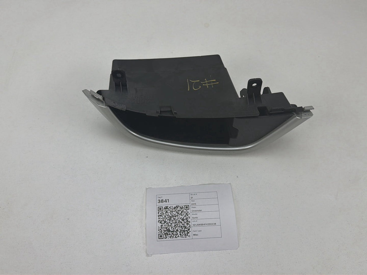 2012-2016 Chevrolet Sonic RS Left Driver Storage Box Trim Panel OEM