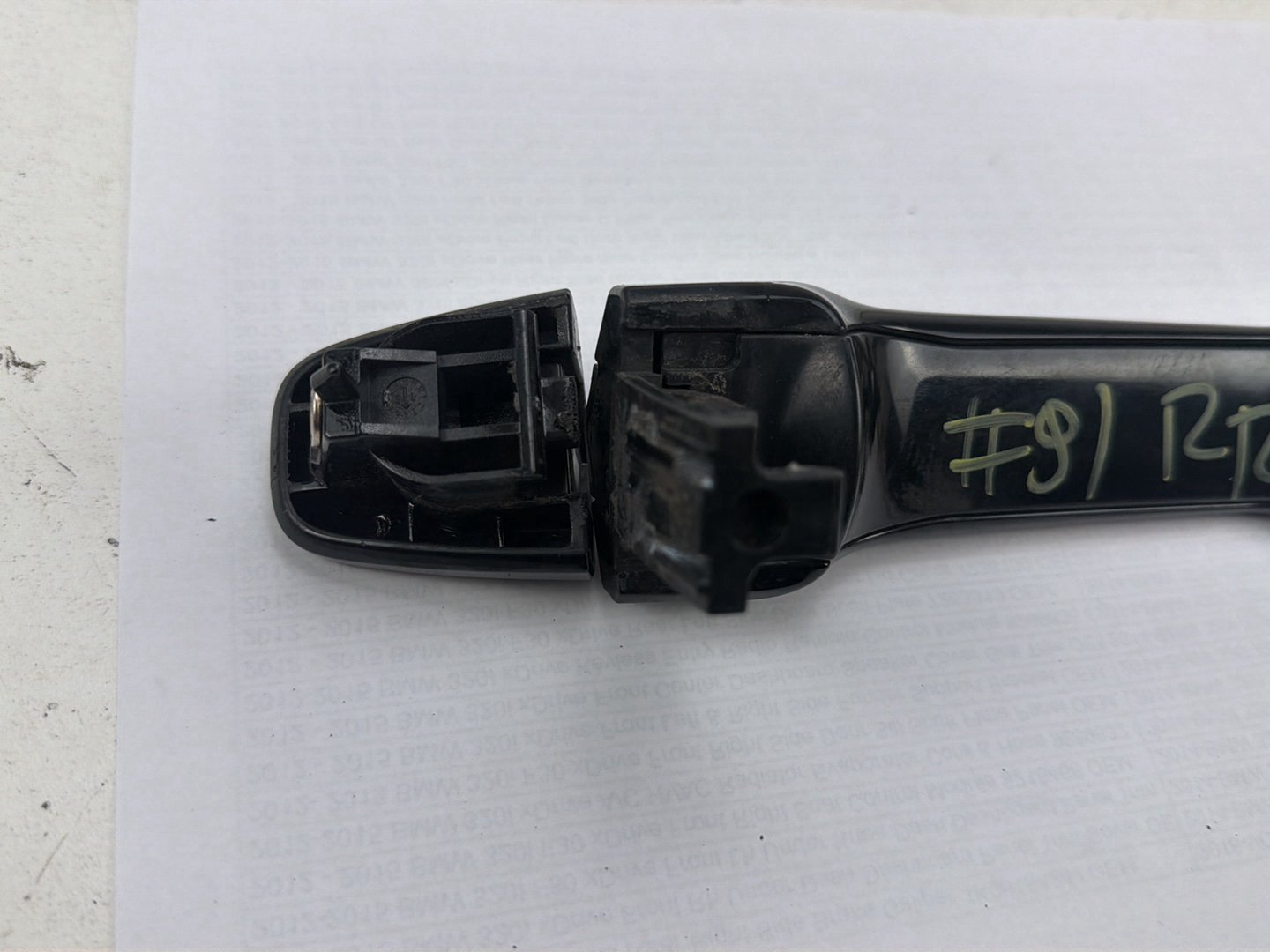 2014-2021 Infiniti Q50 Rear Right Passenger Side Exterior Door Handle OEM