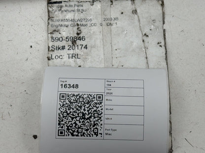 2000-2006 BMW X5 Engine Computer/ ECU Control Module 7528050 OEM
