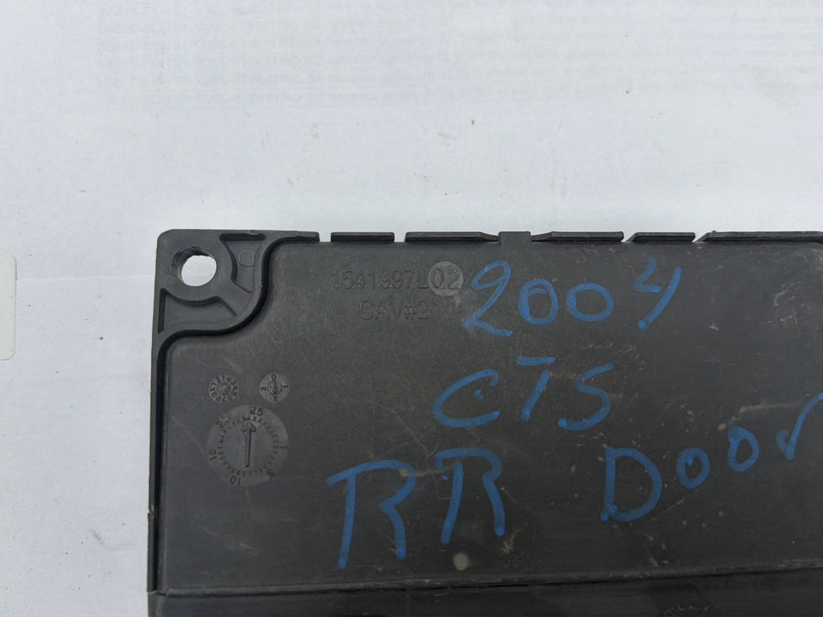 2004-2007 Cadillac CTS Rear Right Side Door Control Module 25767162 OEM