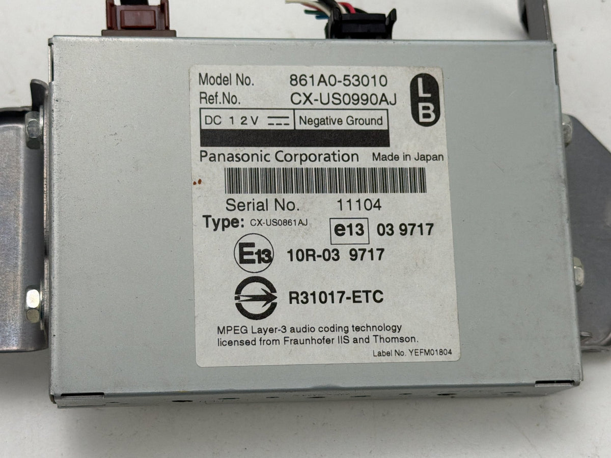 2009-2011 Lexus IS250 Multimedia Interface Computer Module 861A0-53010 OEM