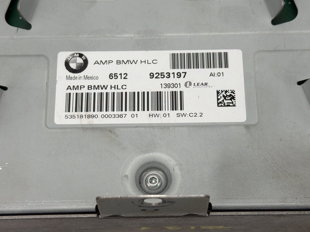 2010-2013 BMW X5 HiFi Sound Stereo Audio Amplifier Module 65129253197 OEM