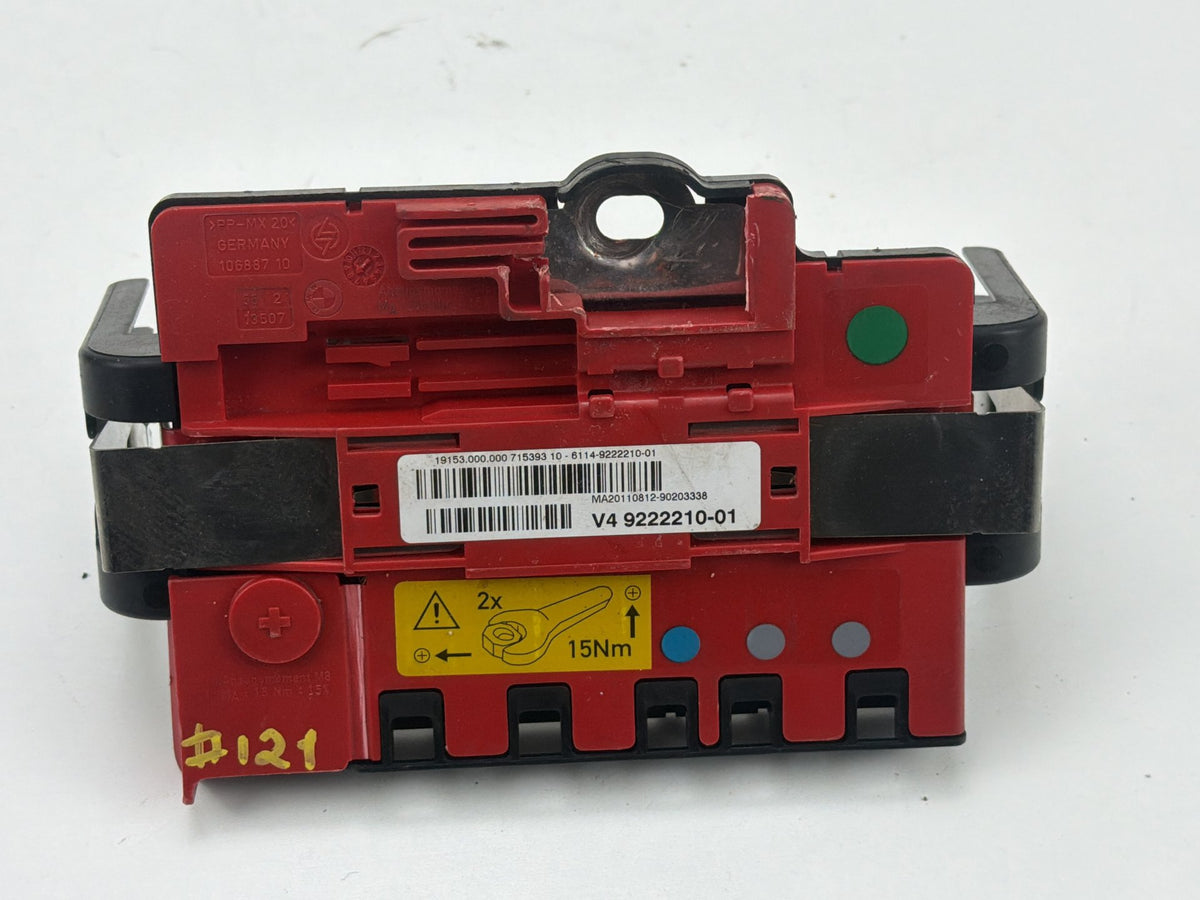 2010-2013 BMW X5 Battery Power Distribution Fuse Box 9222210-01 OEM