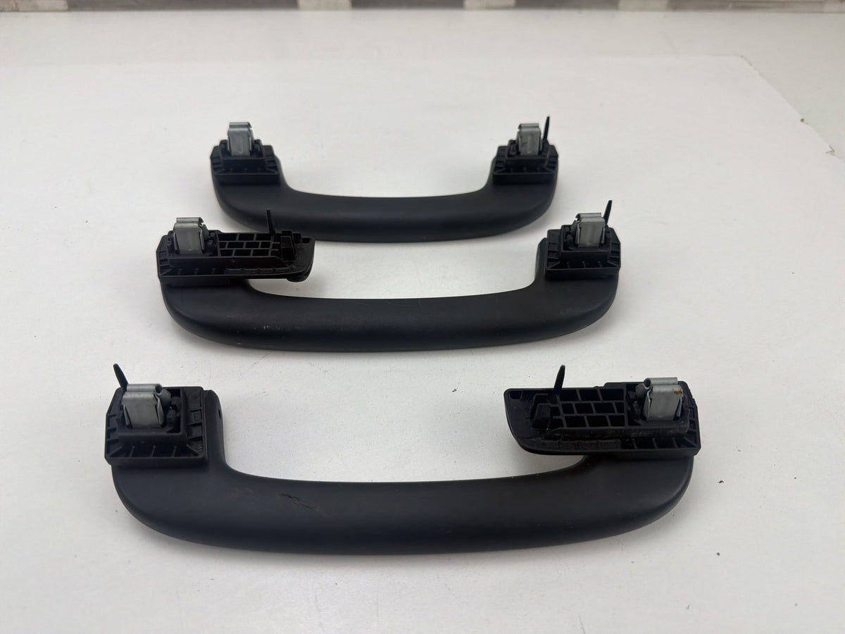 2011-2013 BMW 550i xDrive Roof Interior Grab Handles Pull Straps Set of 3 OEM