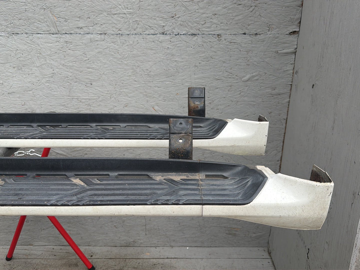 2011-2013 Infiniti QX56- Left/Right Side Skirt Running Board Step Plate Set OEM