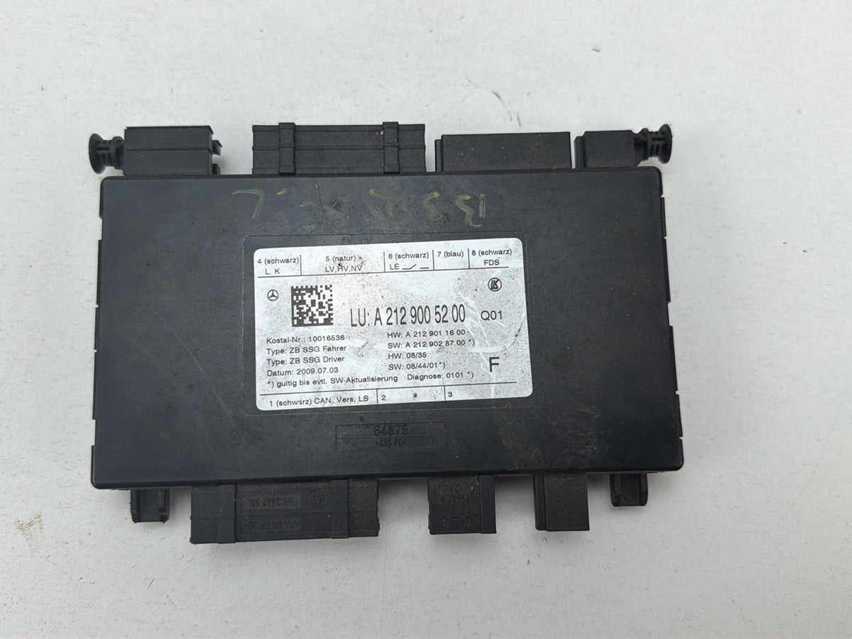 2010-2014 Mercedes-Benz E-Class Front Left Seat Control Module A2129005200 OEM