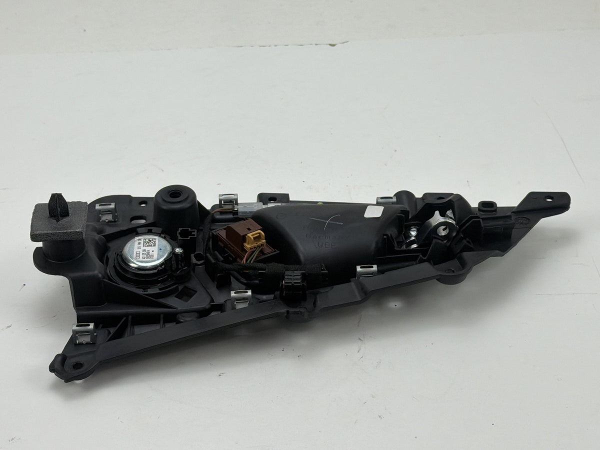 2012-2018 Audi A7 Quattro Rear Left Interior Door Handle w/ Tweeter Speaker OEM