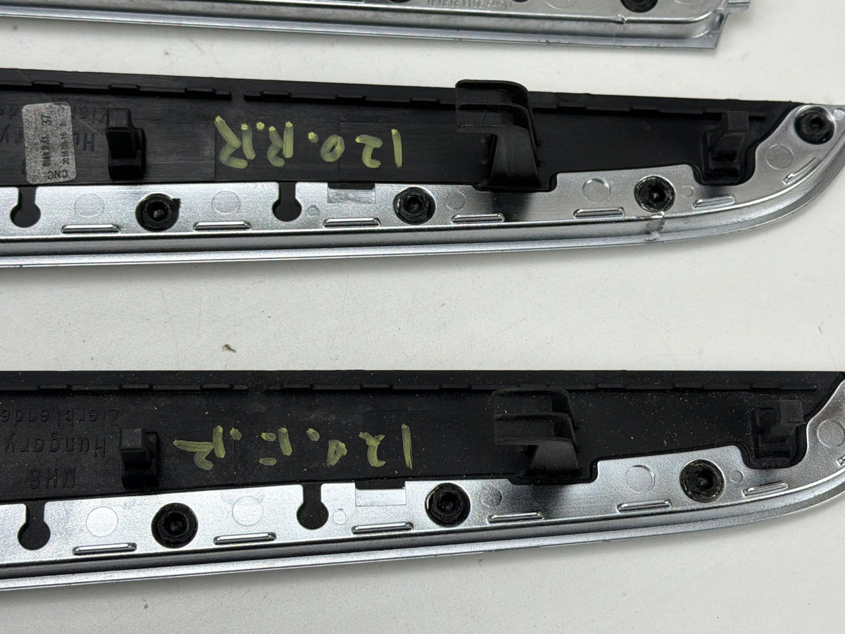 2013-2017 Audi Q5 8R Interior Door Card Wood Trim Inlay Panels Moldings Set OEM