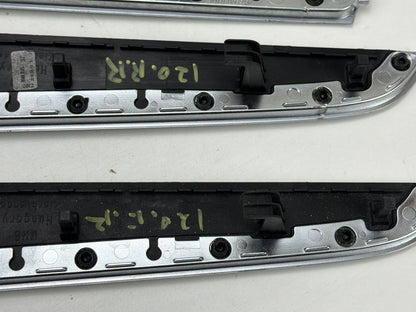 2013-2017 Audi Q5 8R Interior Door Card Wood Trim Inlay Panels Moldings Set OEM