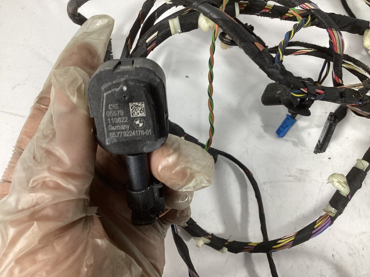 2011-2017 BMW X3 F25 Front Right Passenger Side Door Wiring Harness 7252538 OEM.