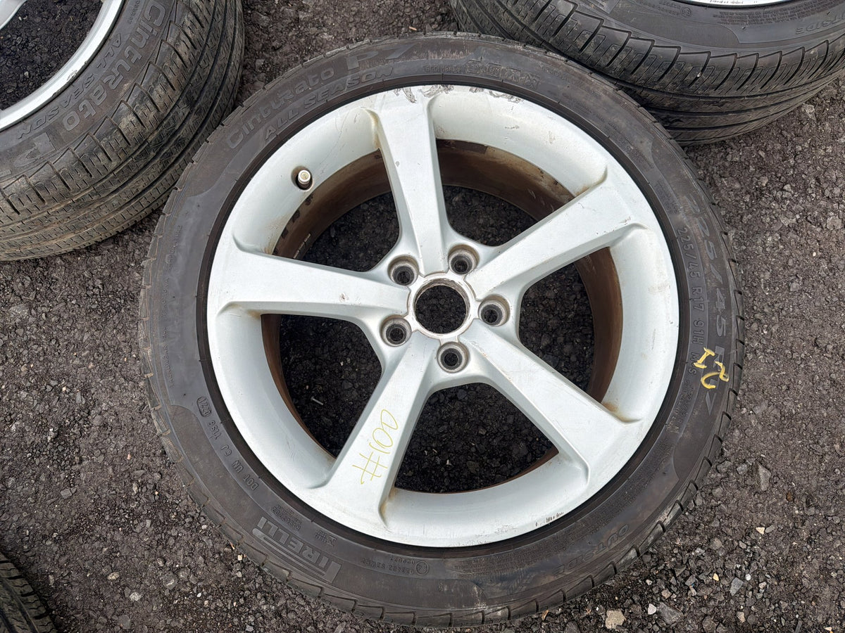 2015-2020 Audi A3 Tire Wheel Rim Set of 4 225/45 R17 91H OEM