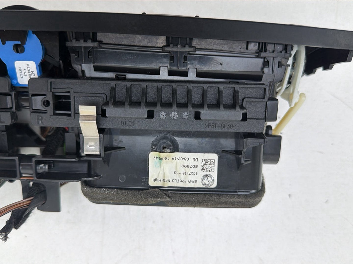 2014-2016 BMW 228i F22 Center Dash AC Air Vent Trim 9207116 OEM