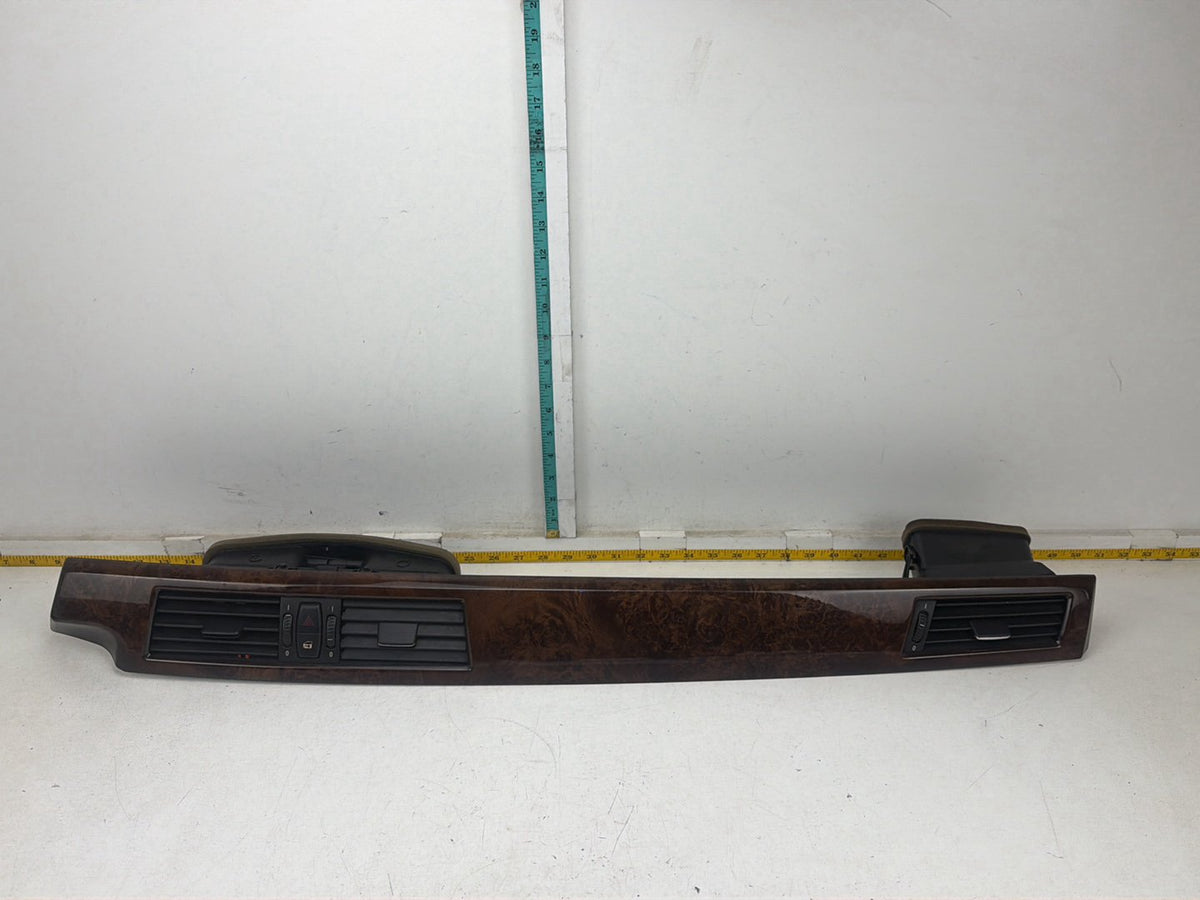 2008-2010 BMW 528i E60 Center Right Dash Molding Trim Panel w/ Air Vent OEM