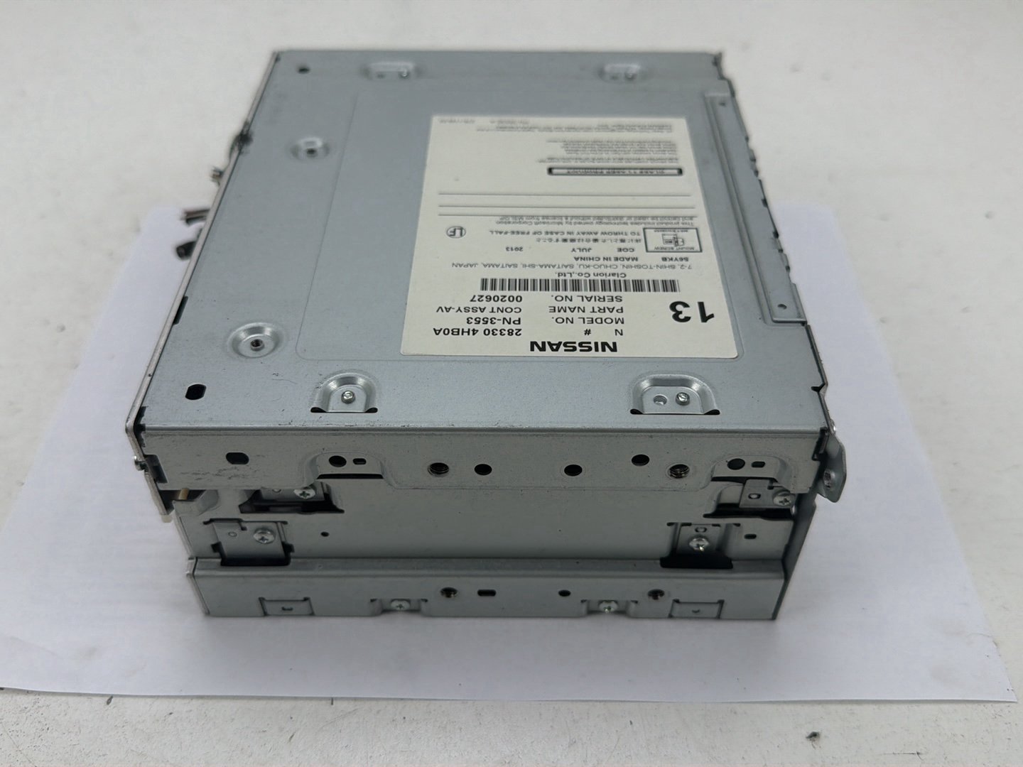 2014-2015 Infiniti Q50 Audio Visual AV Radio CD Receiver Unit OEM