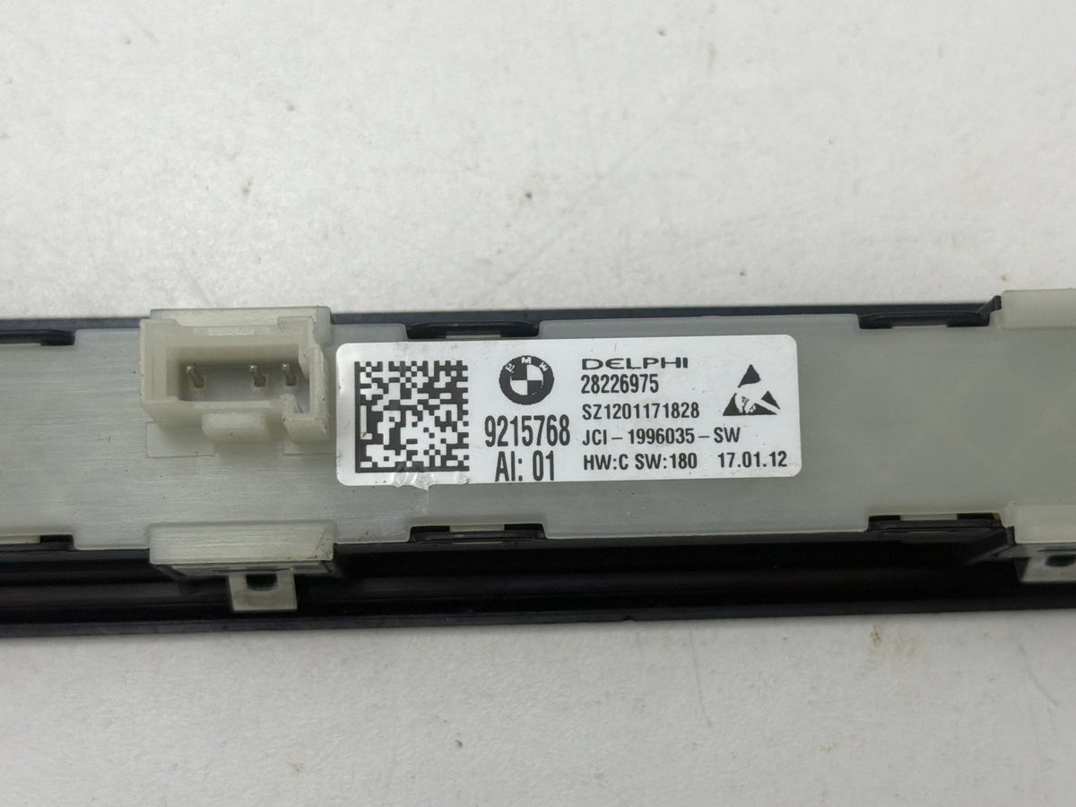 2011-2013 BMW 550i xDrive F10 Front Right Seat Memory Switch 61319215768 OEM