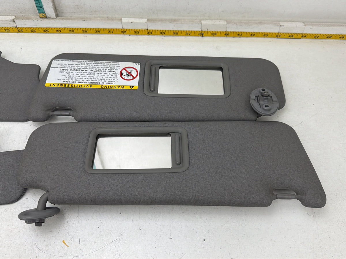 2003-2009 Toyota 4Runner Front Left & Right Side Sun Visor Shade Pair Set OEM