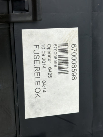 2014-2017 Maserati Ghibli Rear Trunk Fuse Relay Box 670008598 OEM
