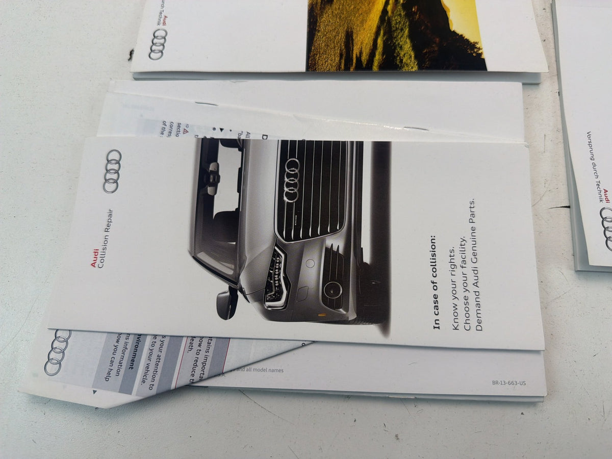 2015-2019 Audi A3 Owners Manual Guide Book OEM