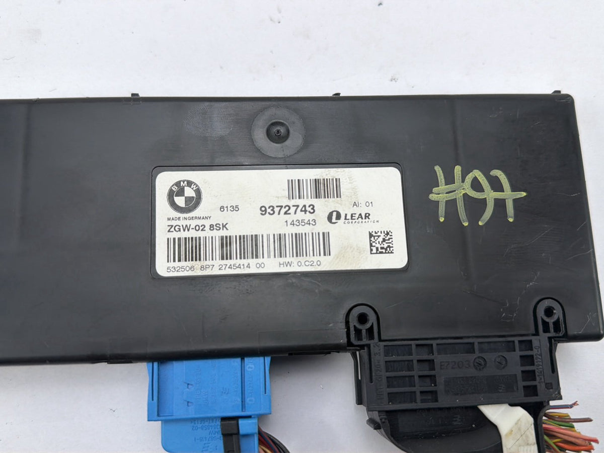 2012-2016 BMW 528i 535i Central Gateway Control Module 9372743 OEM