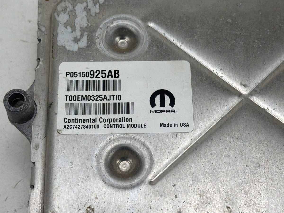 2015 Chrysler 200 3.6L Engine Computer Control Module Unit ECU P05150925AB OEM