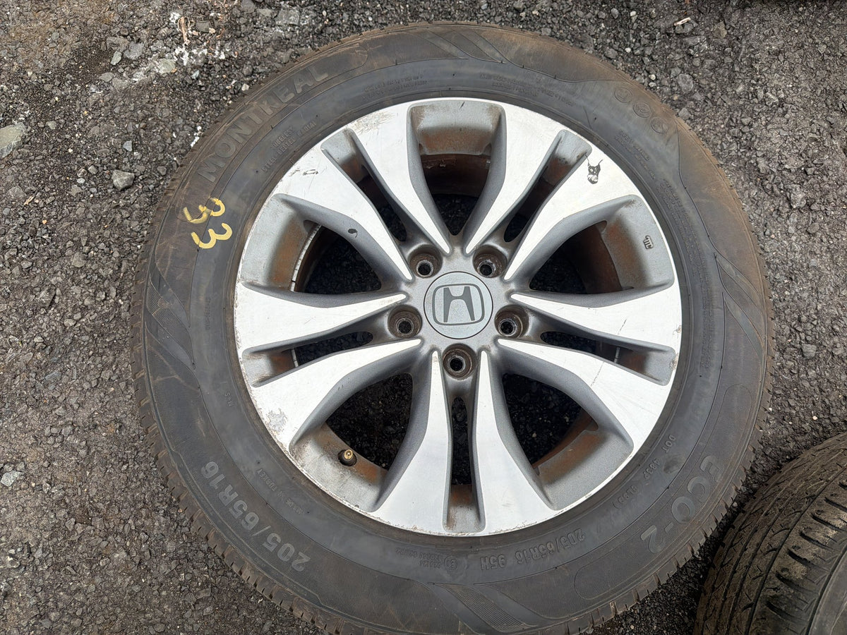 2012-2014 Honda CR-V Split Spoke Alloy Tire Wheel Rim Set of 4 205/65R16 OEM