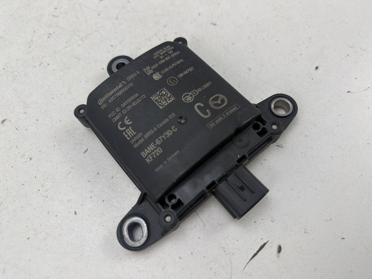 2017-2018 Mazda 3 Rear Left Side Blind Spot Radar Sensor Module BANE-67Y30-C OEM