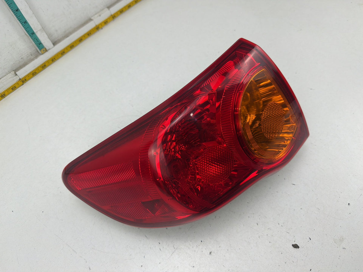 2009-2010 Toyota Corolla Rear Left Driver Side Outer Tail Light OEM