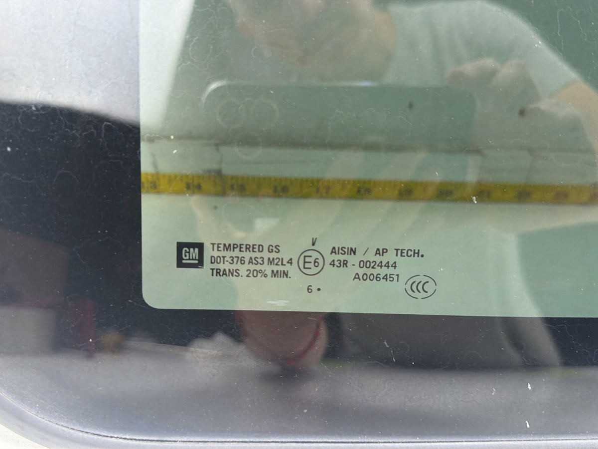 2007-2014 Cadillac Escalade Upper Sunroof Sun Roof Glass 43R-002444 OEM