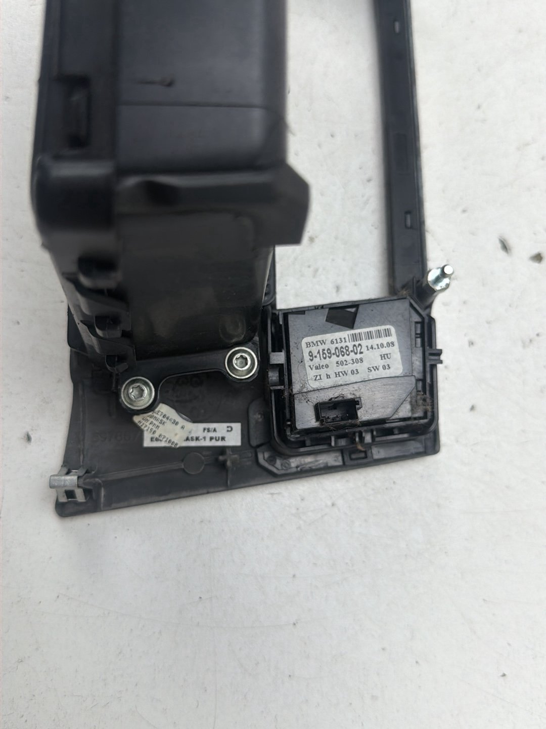 2008-2010 BMW 528i E60 Front Center Dash Storage Tray Box w/ Switch Panel OEM