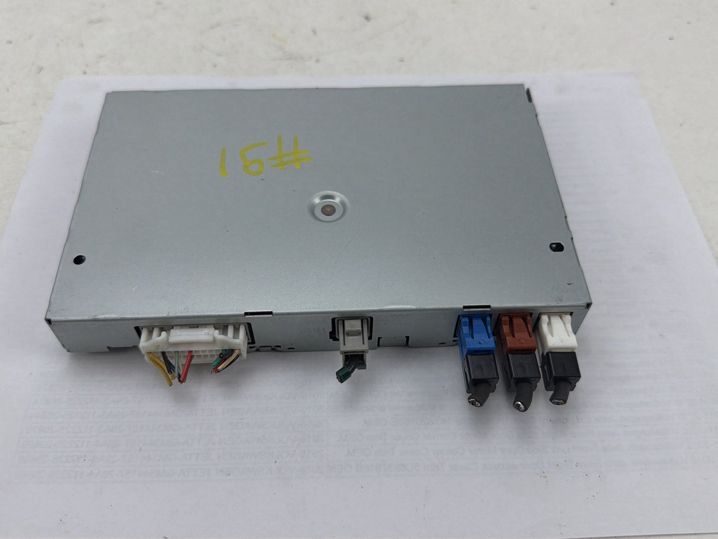 2014-2015 Infiniti Q50 Navigation GPS Control Brain Module OEM