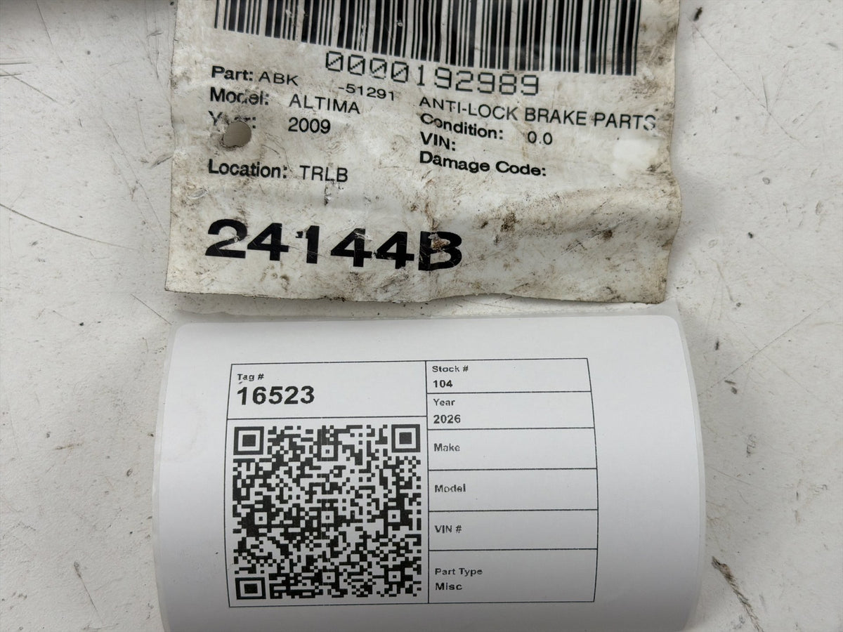 2007-2009 Nissan Altima ABS Anti-Lock Brake Pump Control Module 0265800556 OEM