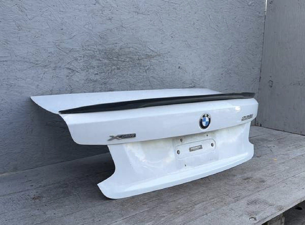 2014-2016 BMW 228i F22 Rear Trunk Deck Lid Shell Cover Panel White OEM