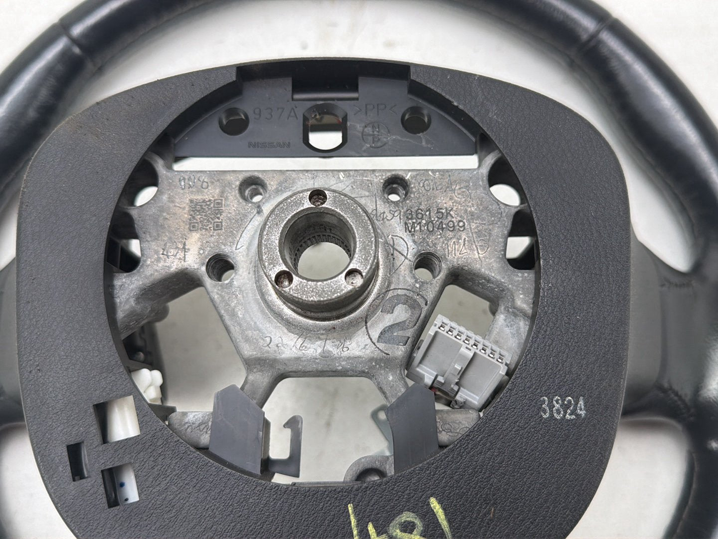 2014-2021 Infiniti Q50 Leather Steering Wheel Controls Switches OEM