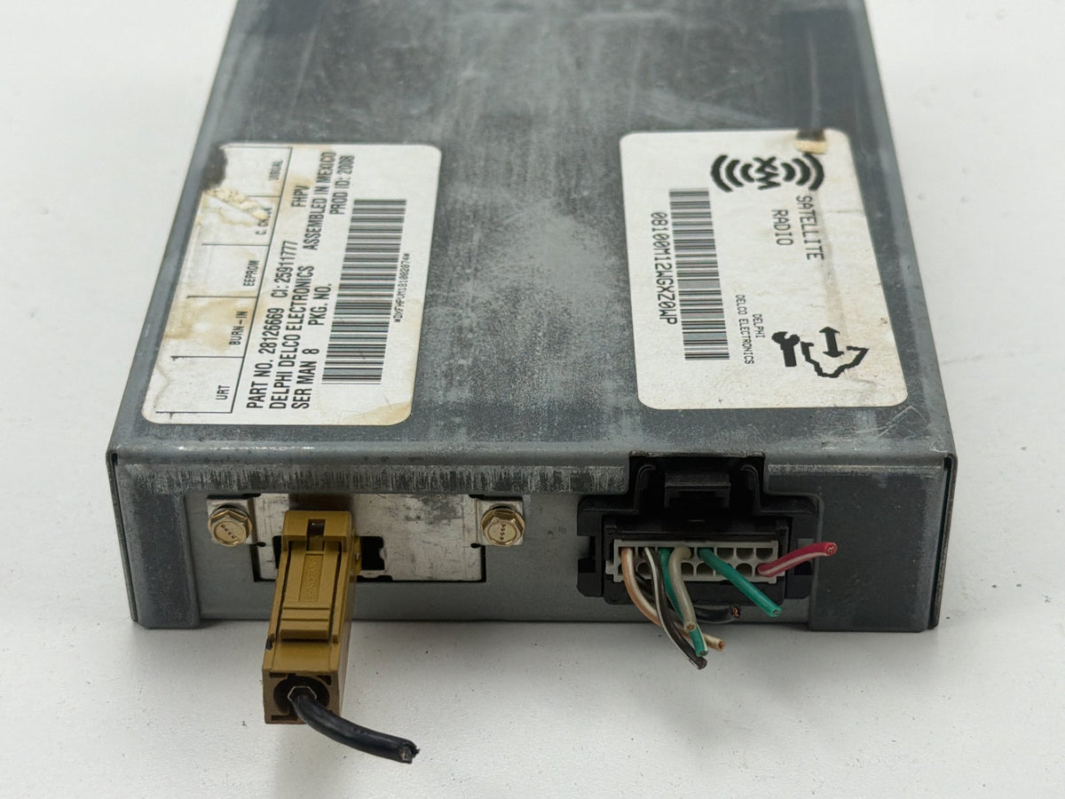 2008 GMC Yukon XL 1500 Satellite Radio Receiver Control Module 28126669 OEM