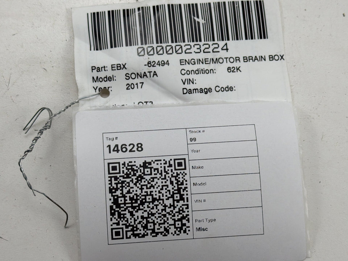 2015-2017 Hyundai Sonata 2.4L Engine Computer Control Module ECU 39101-2GGL4 OEM