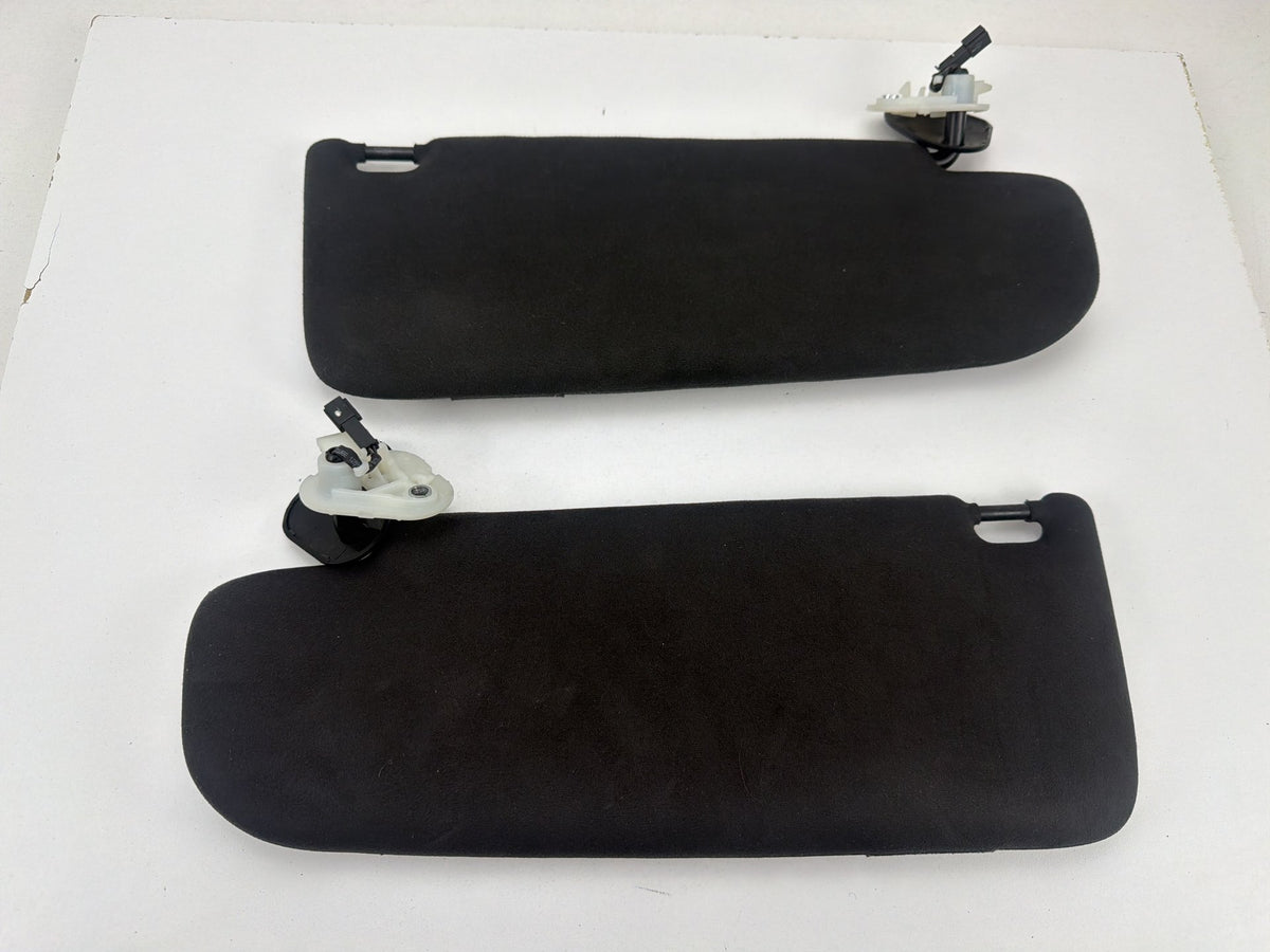 2014-2021 Maserati Quattroporte Front Left Right Sun Visors Set Black OEM
