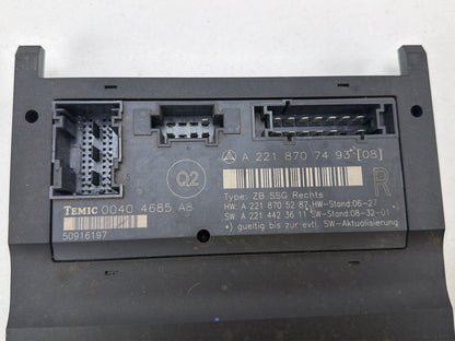 2007-2013 Mercedes-Benz S-Class W221 Front Right Under Seat Control Module OEM