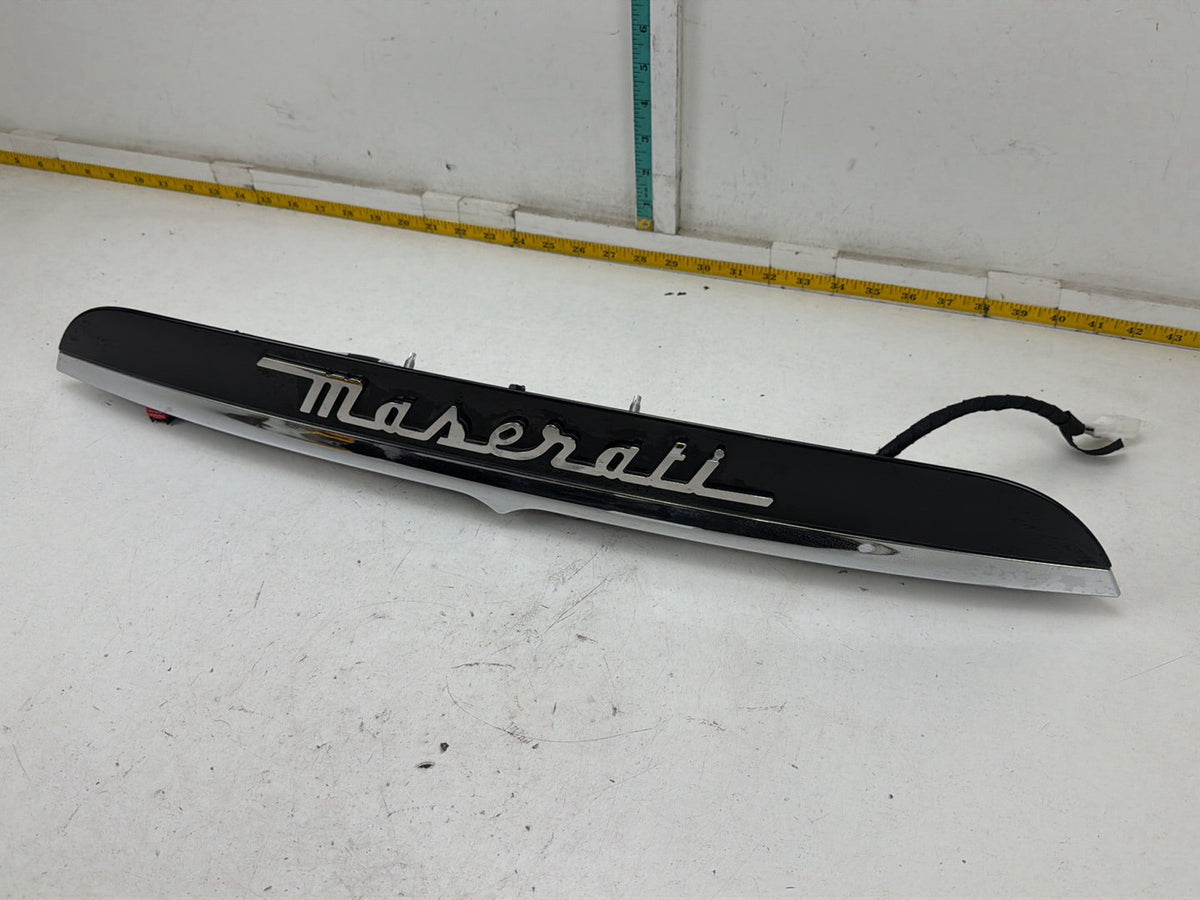 2014-2017 Maserati Ghibli Trunk Lid Moulding Trim Panel 670071822 OEM