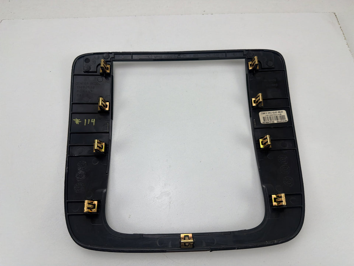 2007-2014 GMC Tahoe - Centre Dash Radio Bezel Trim 15092588 OEM