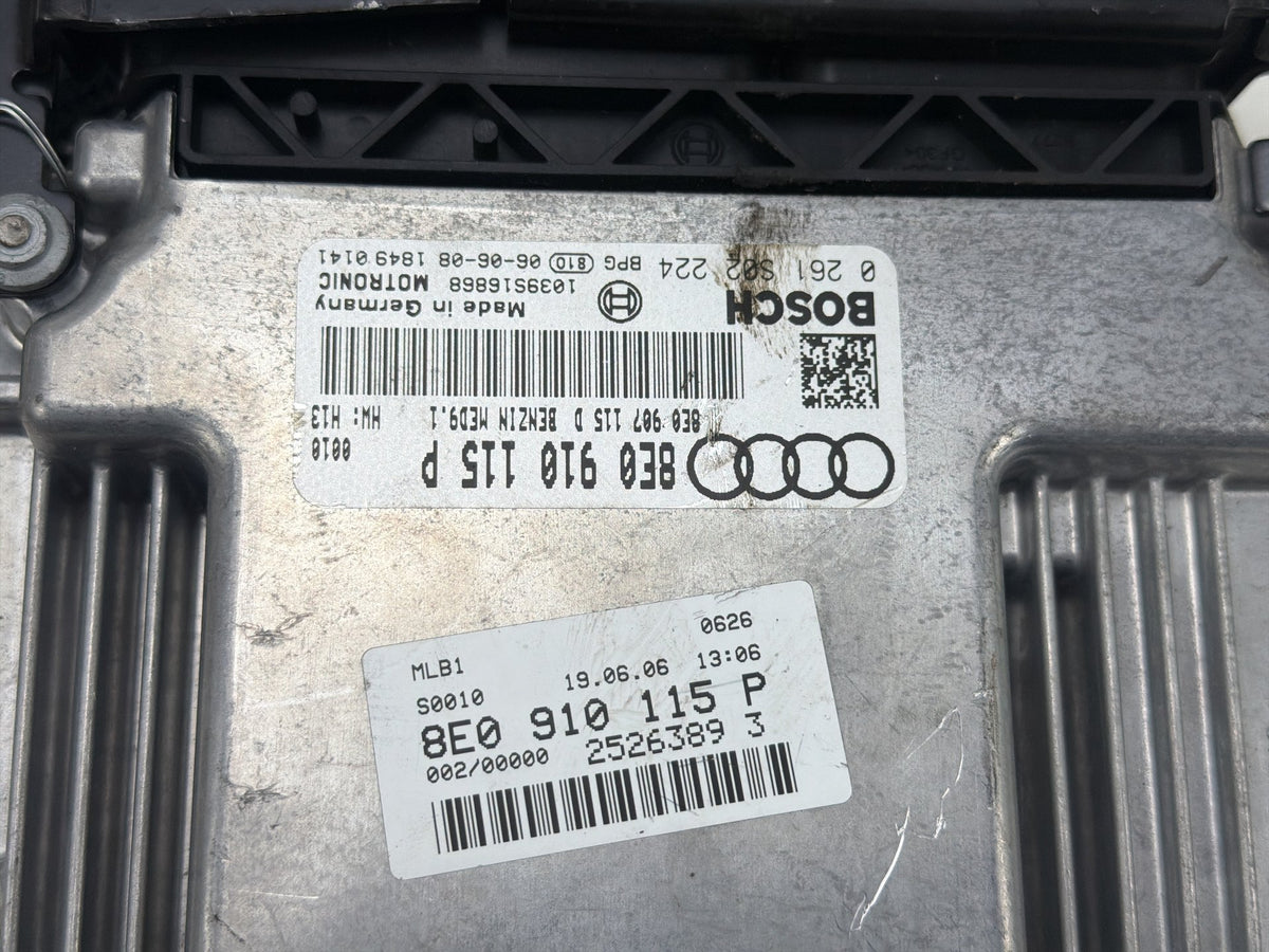 2007 Audi A4 Engine Computer Control Module Unit ECU ECM 8E0910115P OEM