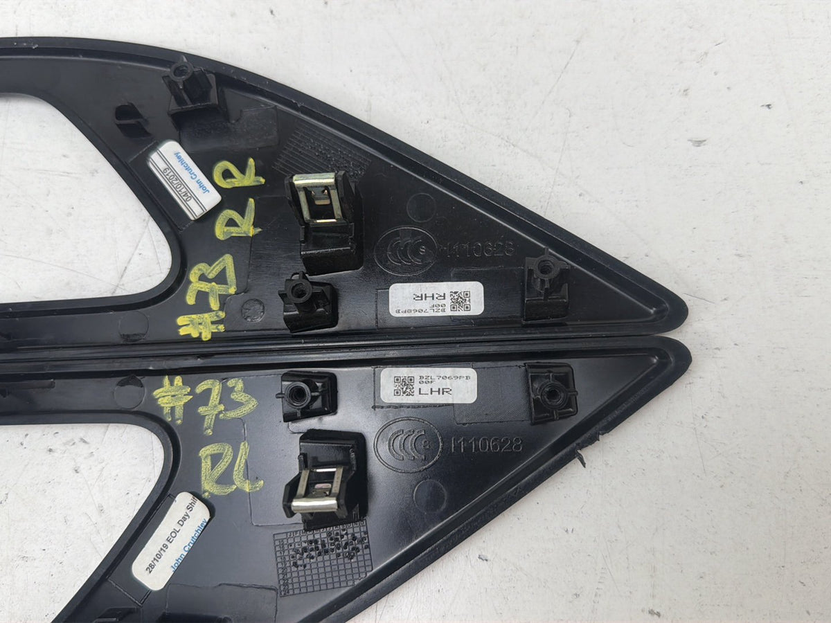 2017-2020 Jaguar F-Pace - Rear Right & Left Door Handle Bezel Trim Set of 2 OEM