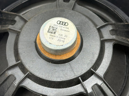 2013-2017 Audi Q5 Front Door Speaker Pair 8R0035415A OEM