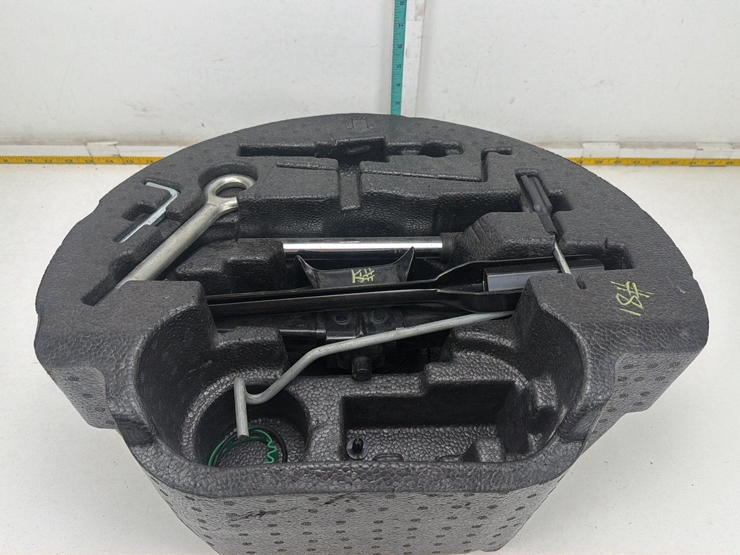 2014-2017 Maserati Ghibli Trunk Spare Wheel Emergency Jack Tool Kit Box OEM