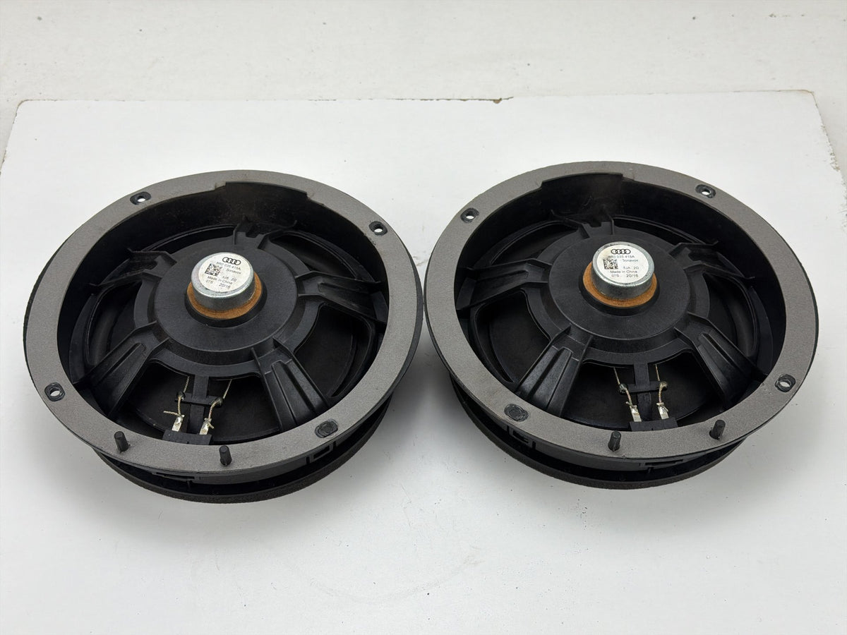 2013-2017 Audi Q5 Front Door Speaker Pair 8R0035415A OEM