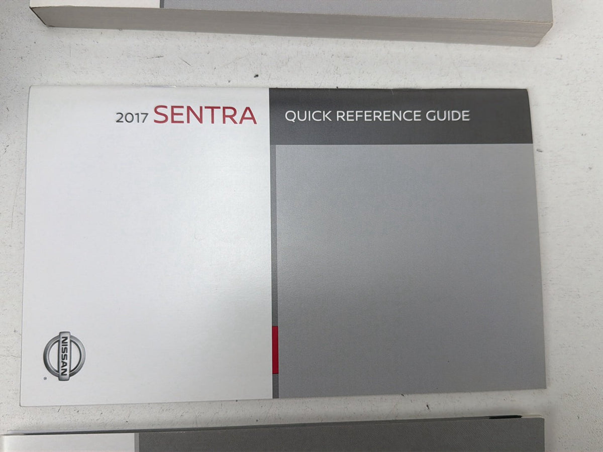 2017 Nissan Sentra Owner's Manual Guide Book Set w/ Case OEM